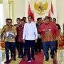 Presiden Jokowi Bertemu Pimpinan Serikat Pekerja di Istana Bogor