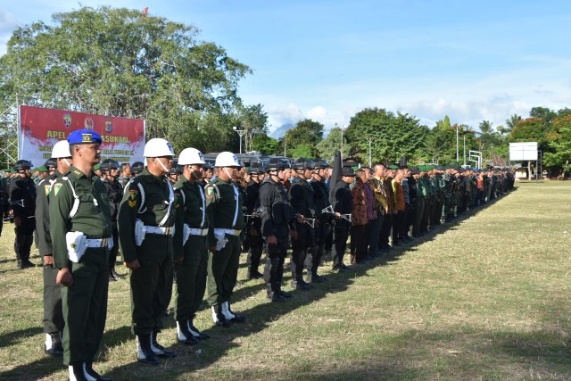 Kunker Presiden Jokowi di Belu, Korem/161 WS Gelar Pasukan Pengamanan VVIP