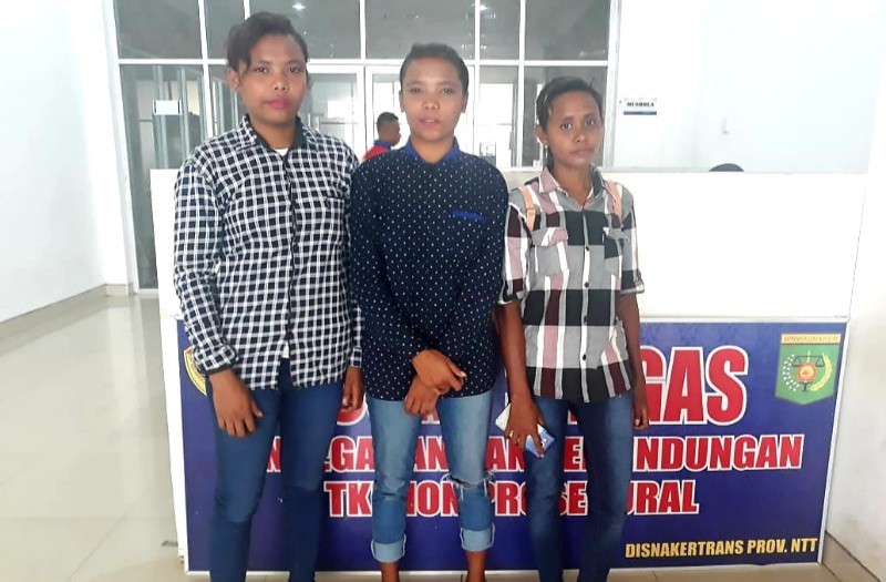 Modus Kuliah, 3 CTKI Asal Malaka Dicekal di Bandara El Tari Kupang