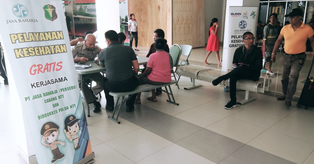 Lebaran 2019, Jasa Raharja NTT Siagakan Stand Pengobatan Gratis
