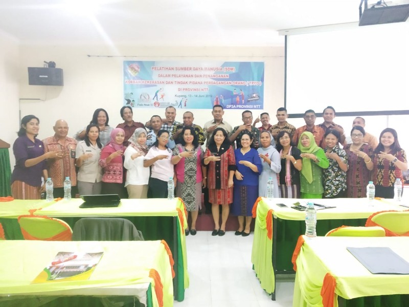 DP3A NTT Helat Pelatihan SDM Bagi Penanganan Korban Kekerasan & TPPO