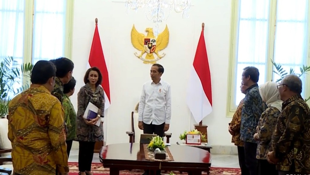 Terima 9 Pansel Calon Pimpinan KPK, Presiden Jokowi Upaya Tumpas Korupsi