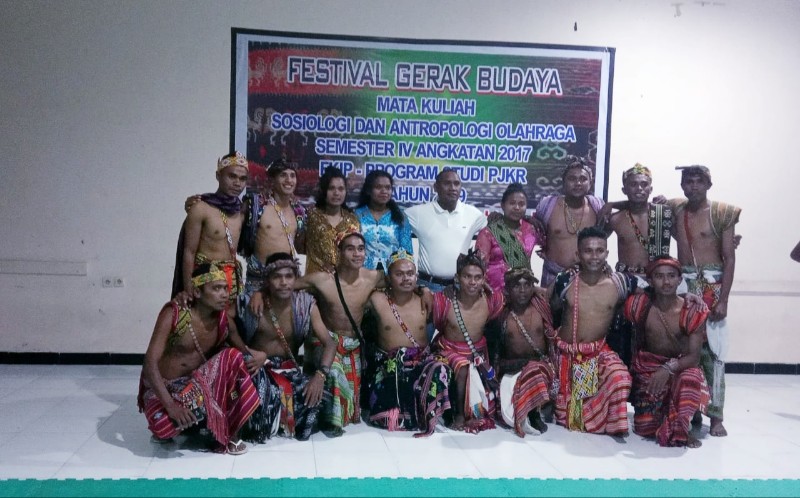 PJKR Unkris Kupang Budayakan Olahraga Melalui Gerak Budaya