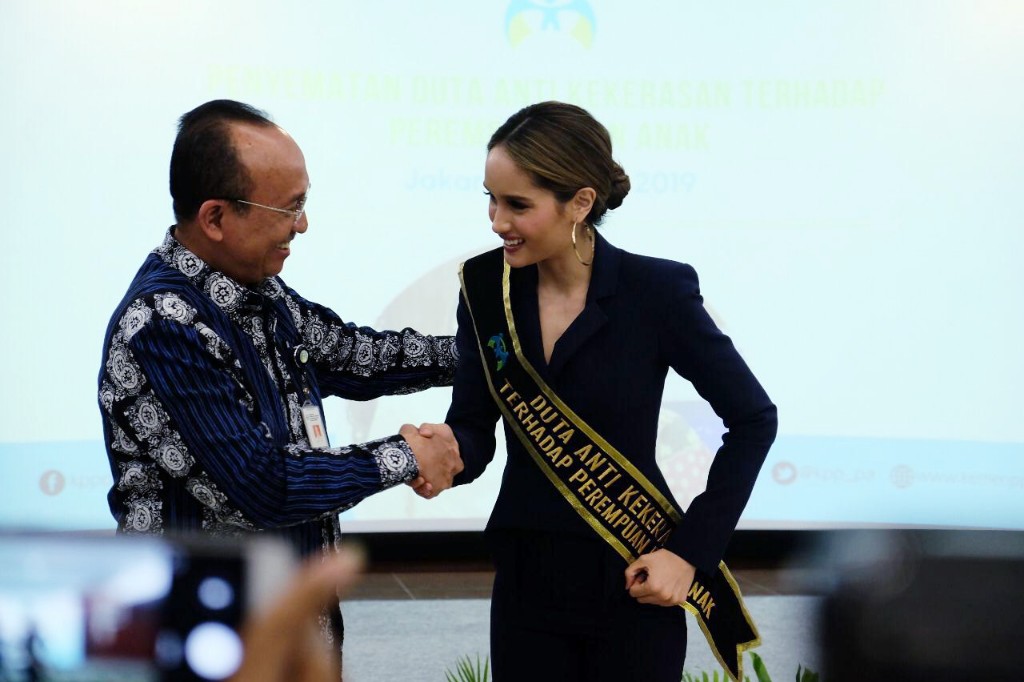 Cinta Laura Jadi Duta Anti Kekerasan terhadap Perempuan dan Anak