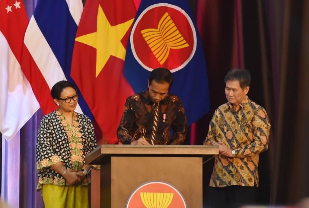 Resmikan Gedung Baru ASEAN, Presiden Jokowi: Cerminan Spirit Baru ASEAN