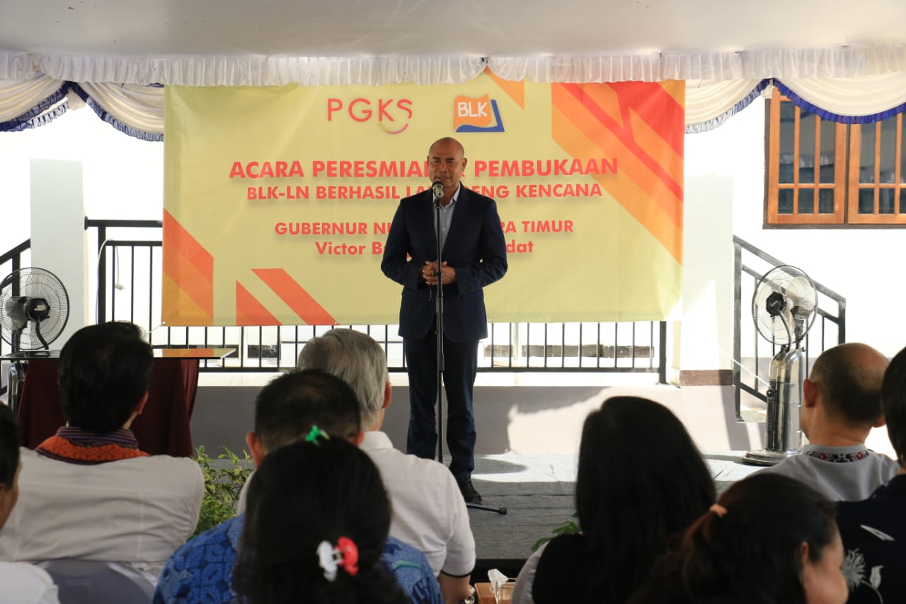Gubernur Laiskodat Pinta BLK-LN Hasilkan Agen Perubahan Berkualitas