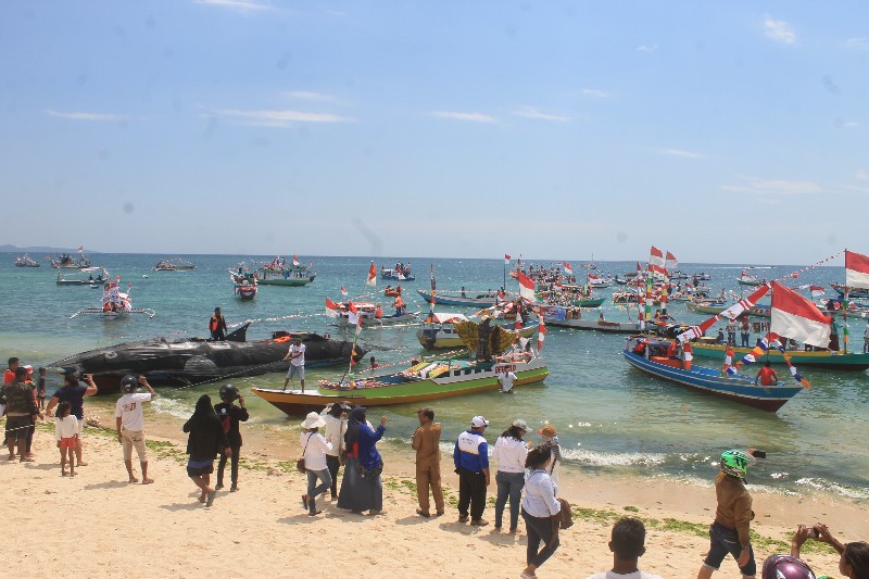 Perdana di Kota Kupang! 100 Perahu Kayu Partisipasi dalam Lomba Perahu Hias