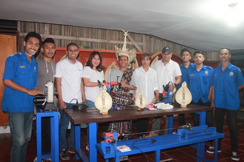 Rumah Sasando di Oebelo Gapai Bantuan PPPUD dari Politeknik Negeri Kupang
