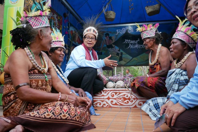 Dua Pesan Menteri PPPA untuk Daerah Wisata Raja Ampat di Papua Barat