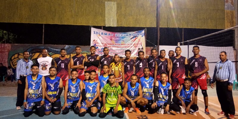 Tim Bank NTT vs Rivi Sport Bakal Berduel di Final ‘Open Tournament Volly JPO’
