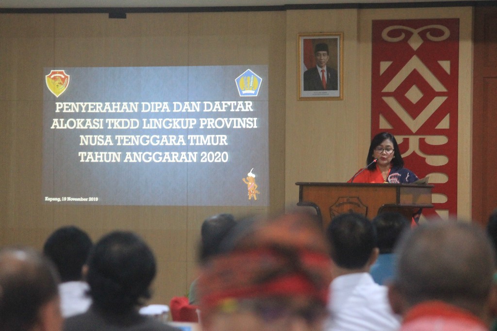 DIPA Provinsi NTT Tahun 2020 Total Pagu Rp.12,9 Triliun