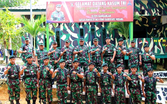 Kasum TNI : Prajurit Pamtas RI-Malaysia di Serambi Perbatasan Bikin Bangga