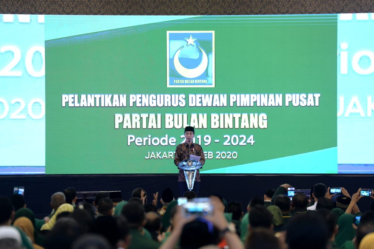 Hadiri Pelantikan DPP PBB, Presiden Jokowi Tekankan Pentingnya Merajut Ukhuwah