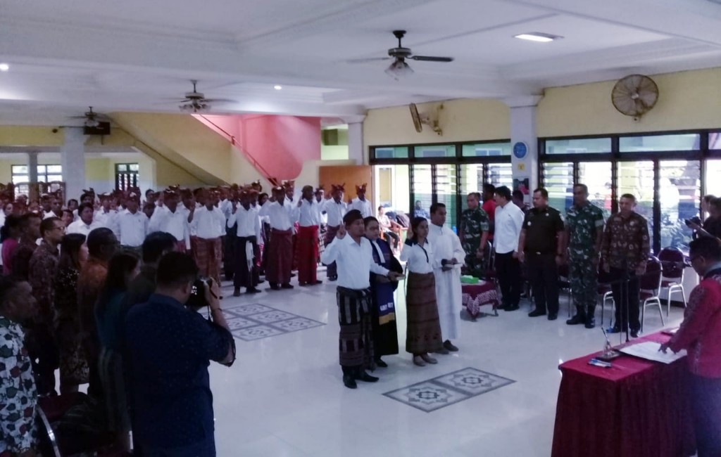 Ketua KPU Belu Lantik 60 Anggota PPK, Tak Ada Perwakilan Perempuan di 3 Kecamatan