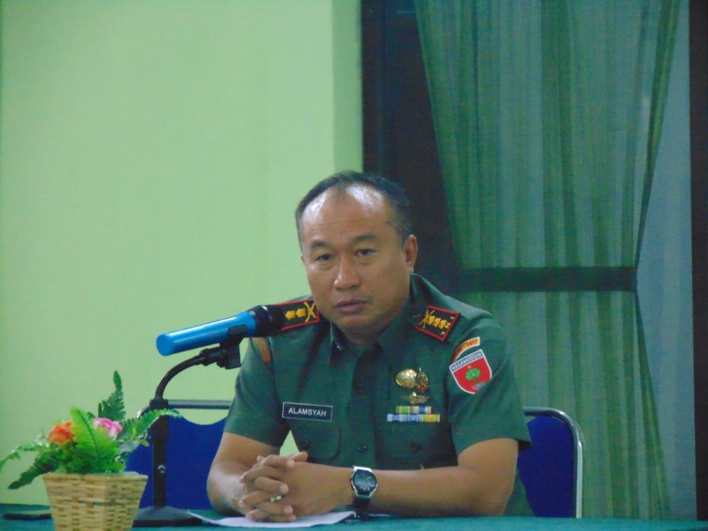 Dandim 1417/Kendari : “Tentara Adalah Manusia yang Disempurnakan”