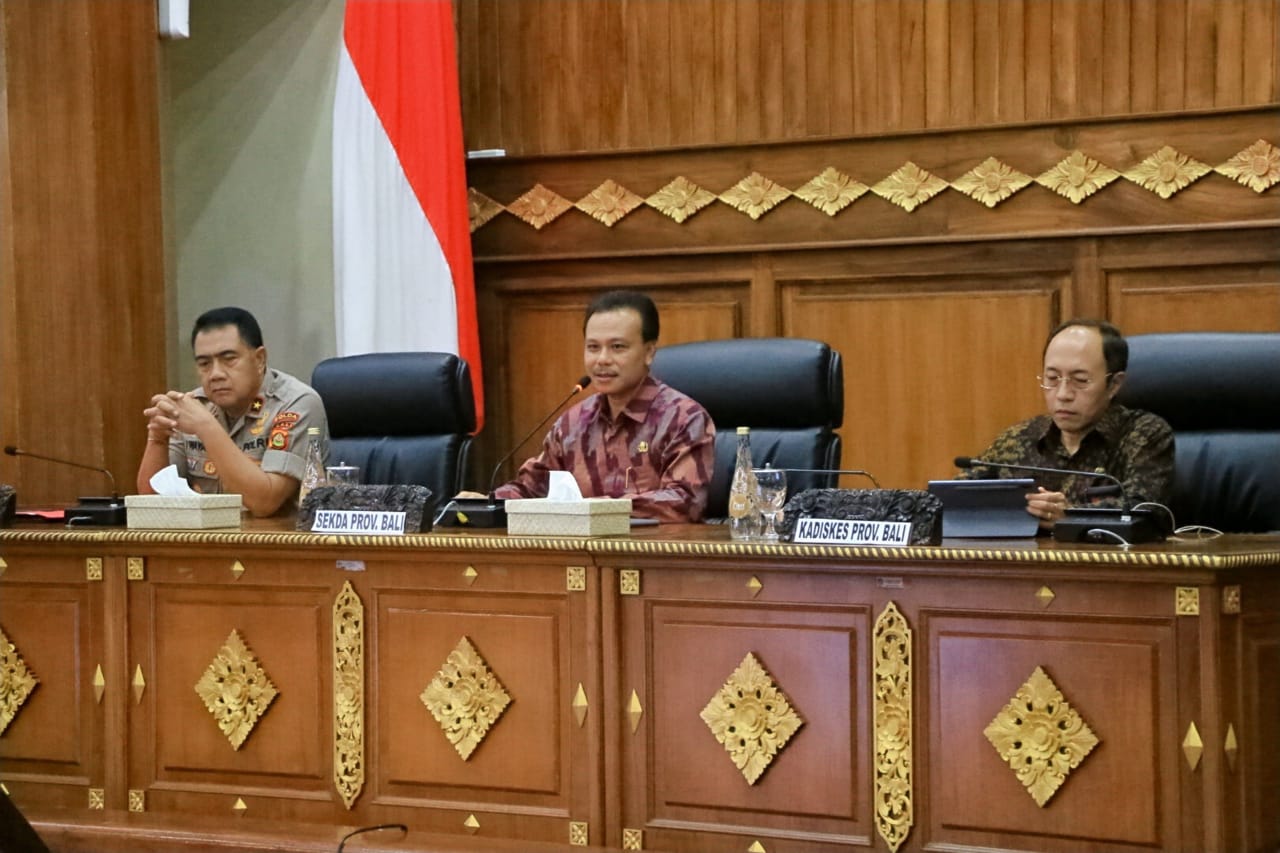 Lima Poin Rakor Satgas Penanggulangan ‘Corona Virus Desease’ di Provinsi Bali