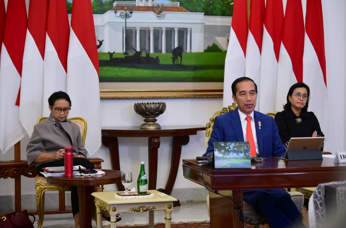 Presiden Ajak Negara G20 “Perang” Lawan Covid-19 & Pelemahan Ekonomi Dunia