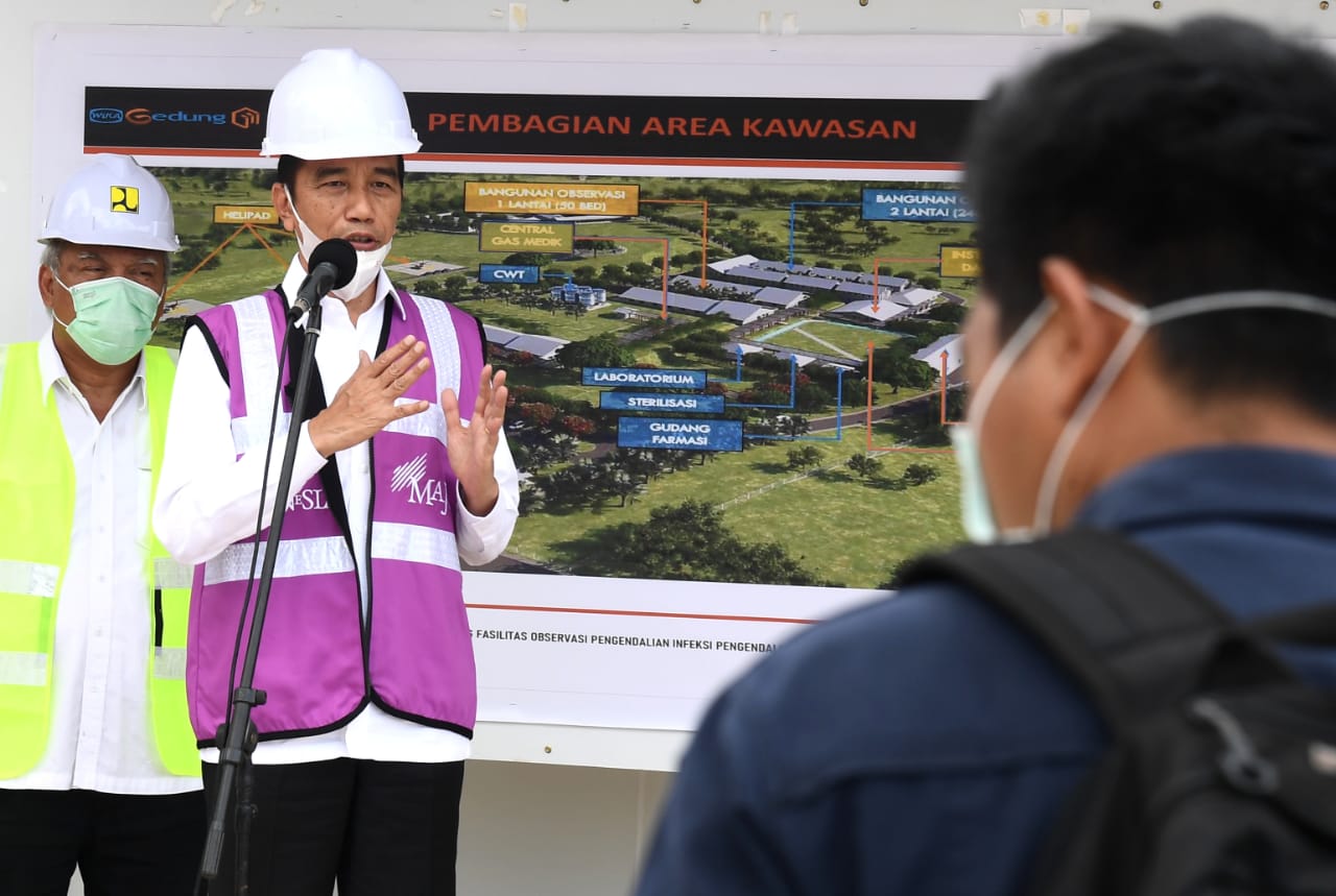 Presiden Jokowi Ajak Kerja Sama Pusat dan Daerah dalam Penanganan Covid-19