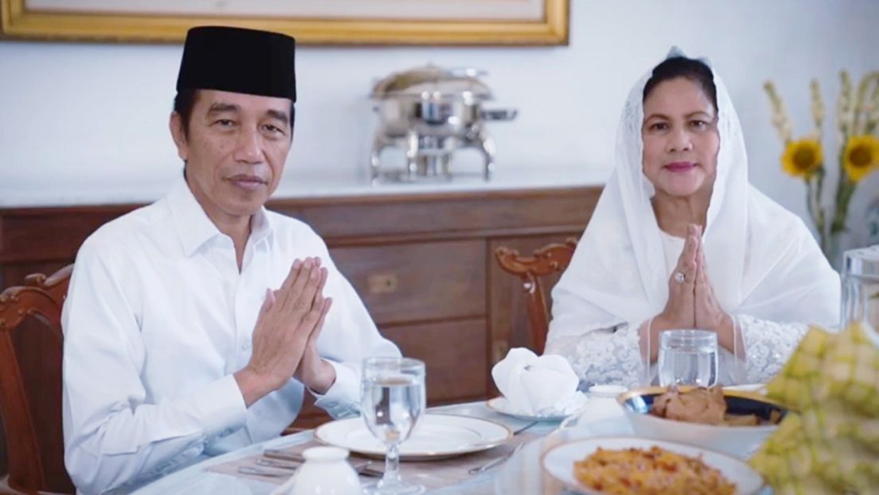 Presiden Jokowi dan Ibu Negara Ucapkan Selamat Idul Fitri 1441 H