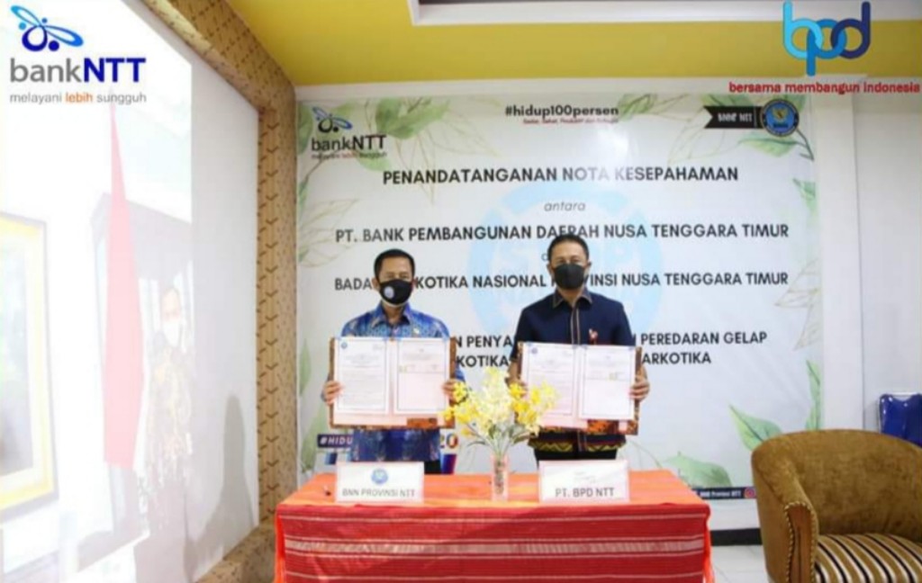 Terobosan Edukasi Stop Narkoba oleh Bank NTT, Kerja Sama dengan BNNP NTT