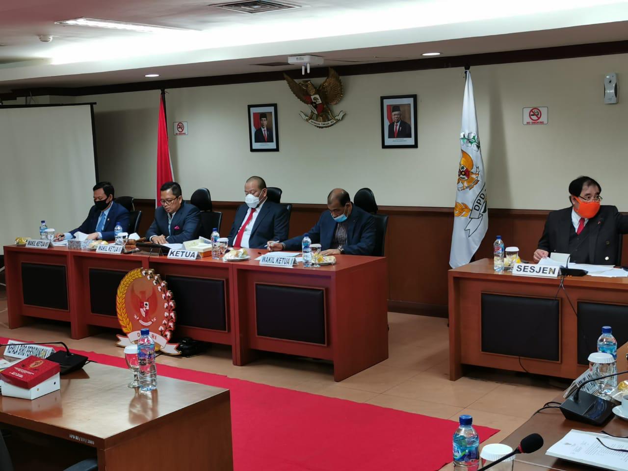 Sipur ke-10 DPD RI, Pimpinan DPD Evaluasi Proses Pilkada Desember 2020