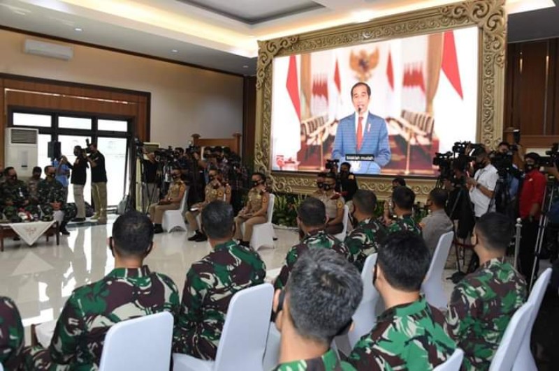 Presiden Joko Widodo : Capaja TNI-Polri Calon Pemimpin Masa Depan