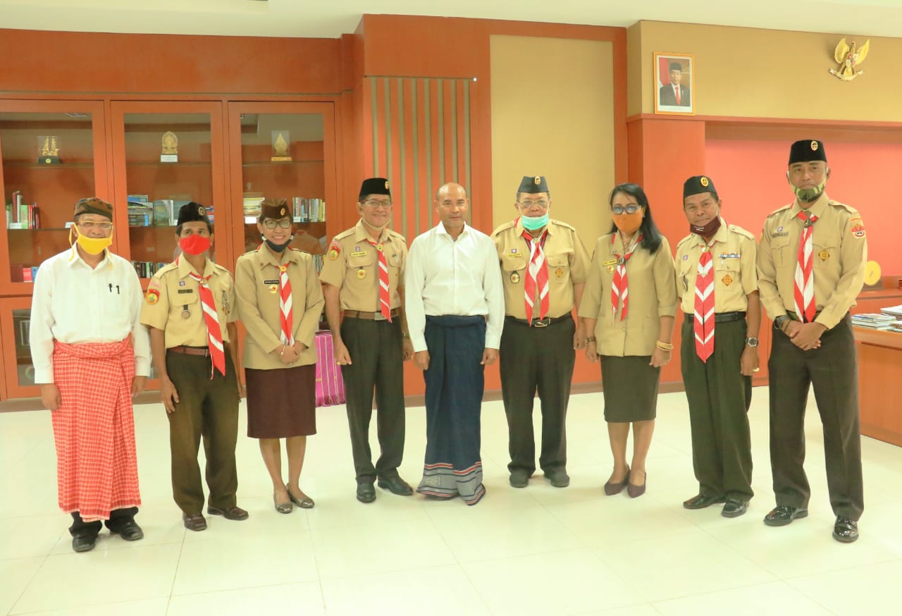 VBL Pinta Pengurus Kwartir Pramuka NTT Reformasi Karakter Anak Pramuka
