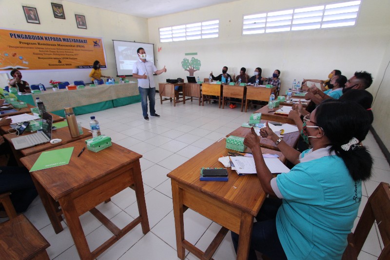 LP2M Undana Edukasi Budaya Sadar Bencana di SD Kristen Rehobot Kupang