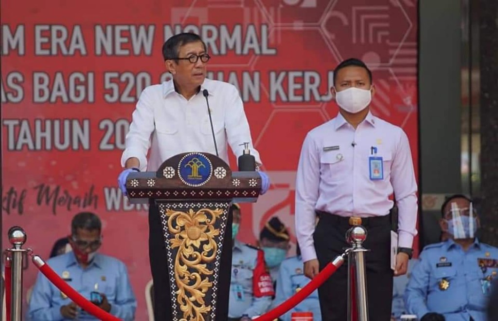 Kemenkumham Raih Rekor Zona Integritas, Yasonna: Tak Ada Lagi Praktik Pungli