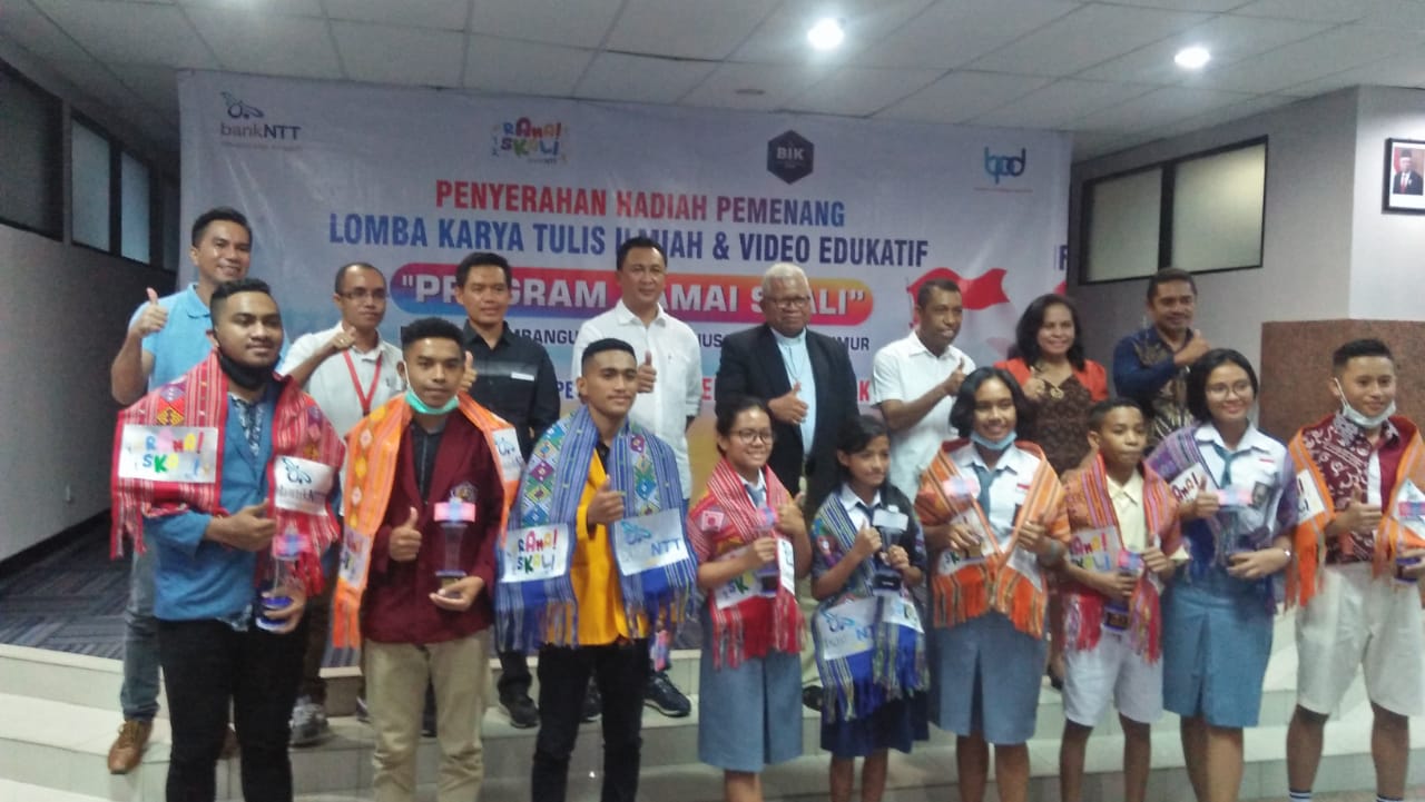 “Ramai Sekali Bank NTT” Simak Juara Karya Tulis Ilmiah & Video Edukatif Tahun 2020
