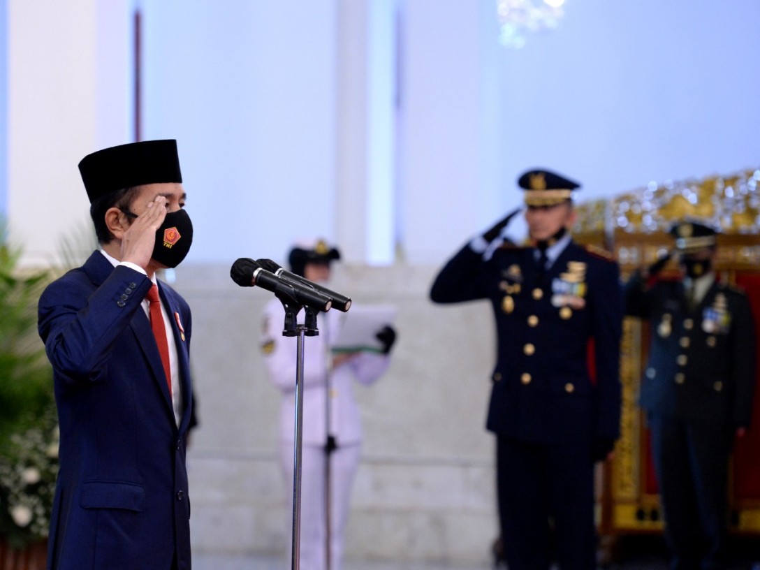 HUT Ke-75 TNI Sinergi untuk Negeri, Peringatan Minimalis di Istana Negara