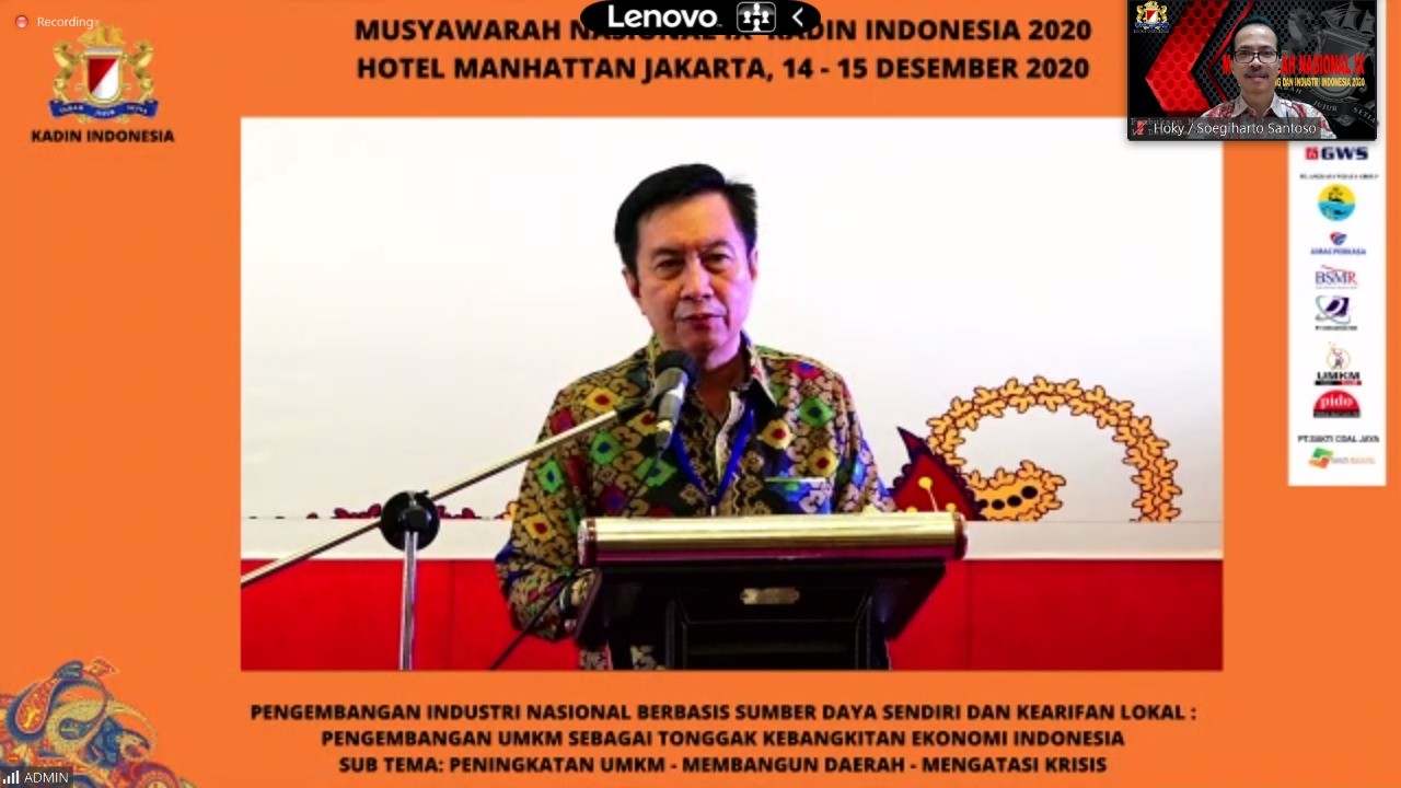 Terpilih Aklamasi, Eddy Ganefo Pimpin KADIN Indonesia Periode 2020—2025