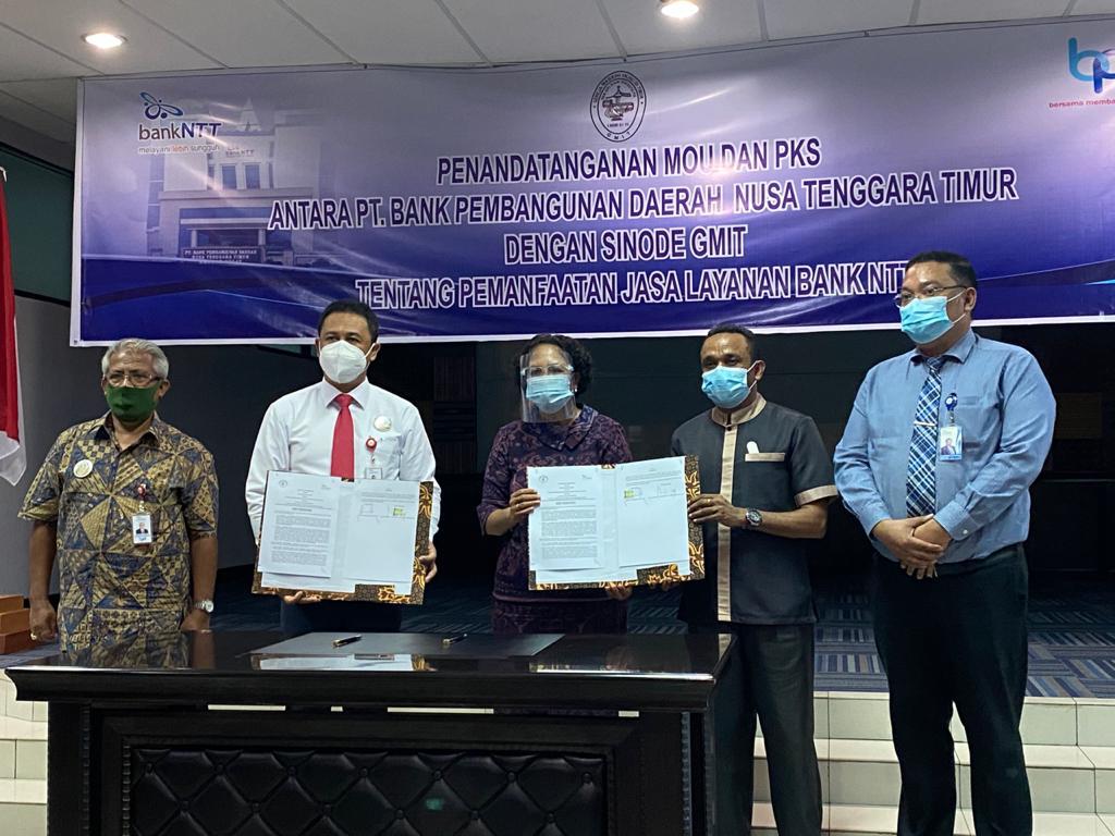 Kerja Sama Sejak 2009, Bank NTT Kukuhkan Lagi ‘MoU’ dengan Sinode GMIT
