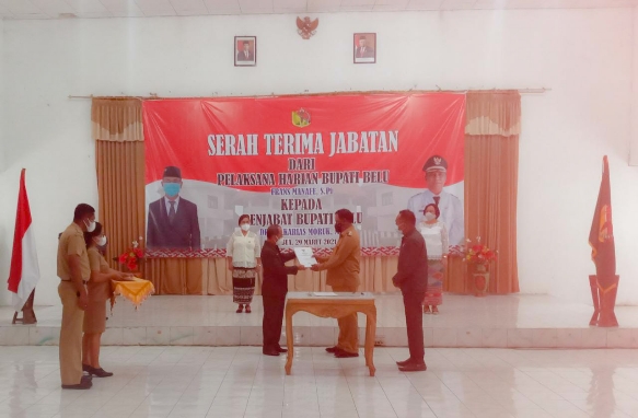 Serah Terima Jabatan, Pj Bupati Ajak Masyarakat Bersatu Bangun Belu