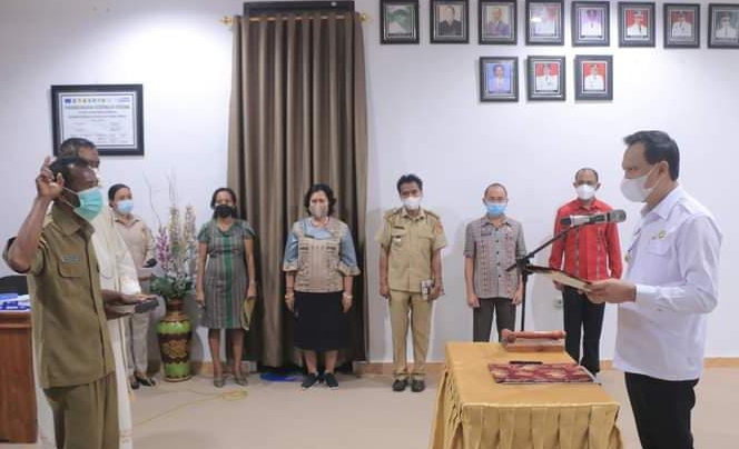 Lantik Pj. Kepala Desa Tohe, Bupati Belu : Jadilah Garam & Terang