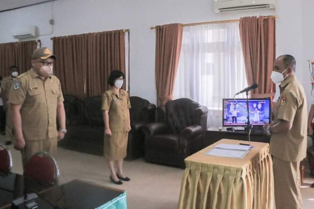 Sertijab Kepala UPTD Puskot, Wabup Belu: Koordinasi Segenap Stakeholders
