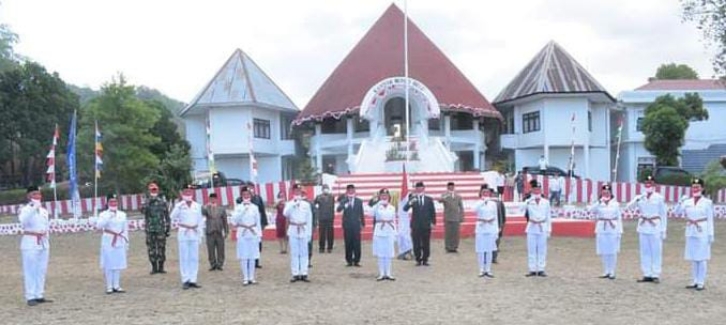 Upacara HUT ke–76 RI di Belu Taat Instruksi Kemendagri