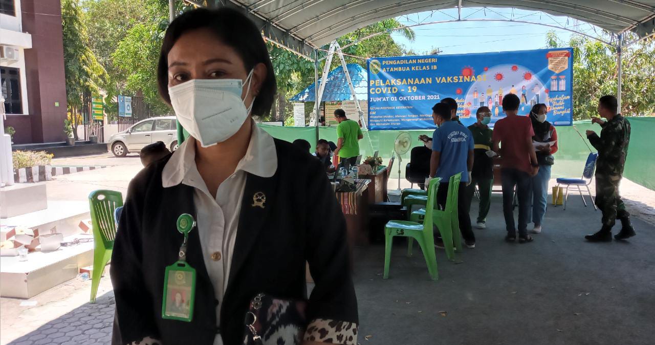 Pengadilan Negeri Atambua Kelas 1B Layani Vaksin Remaja