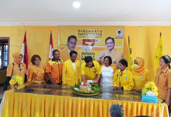 Ultah Ke-57 Partai Golkar, DPD II Belu Target Rebut Kursi Pimpinan DPRD 2024