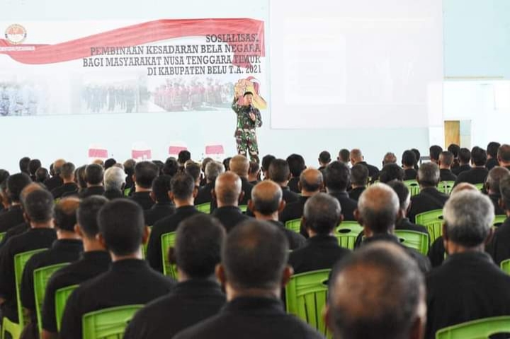 Kementerian Pertahanan RI Diseminasi Bela Negara bagi Warga Perbatasan RI–RDTL