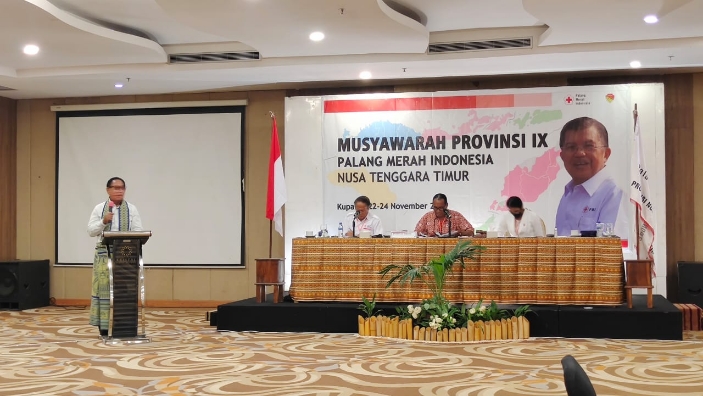 Terpilih Aklamasi, Wagub JNS Jadi Ketua PMI NTT Periode 2021—2026