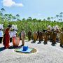 Presiden Jokowi Satukan Tanah dan Air Nusantara di Titik Nol Kilometer