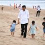 Jokowi Bersama Cucu Libur Lebaran di Bali