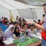 Berbagi Bahagia, Pegawai PLN Mengajar di Sekolah Darurat Gempa Cianjur