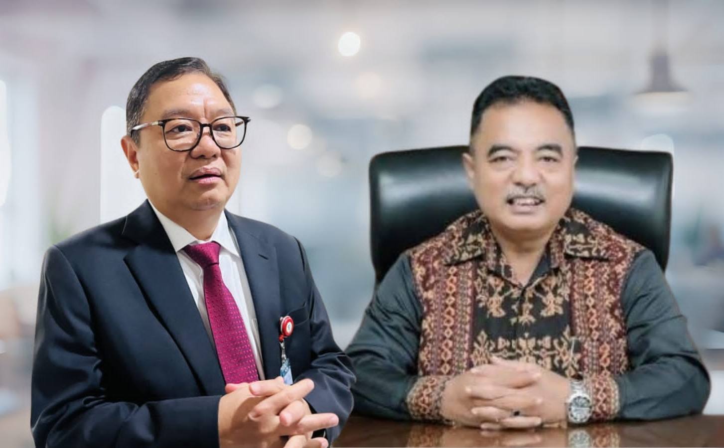 Donny Heatubun dan Charlie Paulus Resmi Nakhodai Bank NTT
