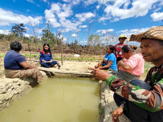 Kelompok Tani Binaan CIRMA Sulam Impian di Batas RI-Timor Leste