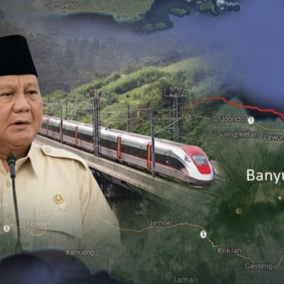 Prabowo Ingin Kereta Whoosh Melintas Hingga Banyuwangi