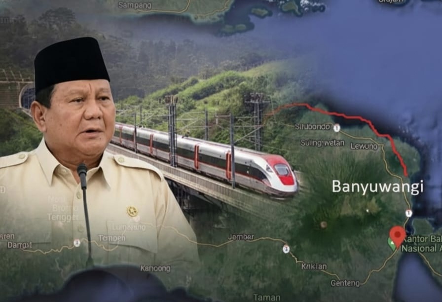 Prabowo Ingin Kereta Whoosh Melintas Hingga Banyuwangi
