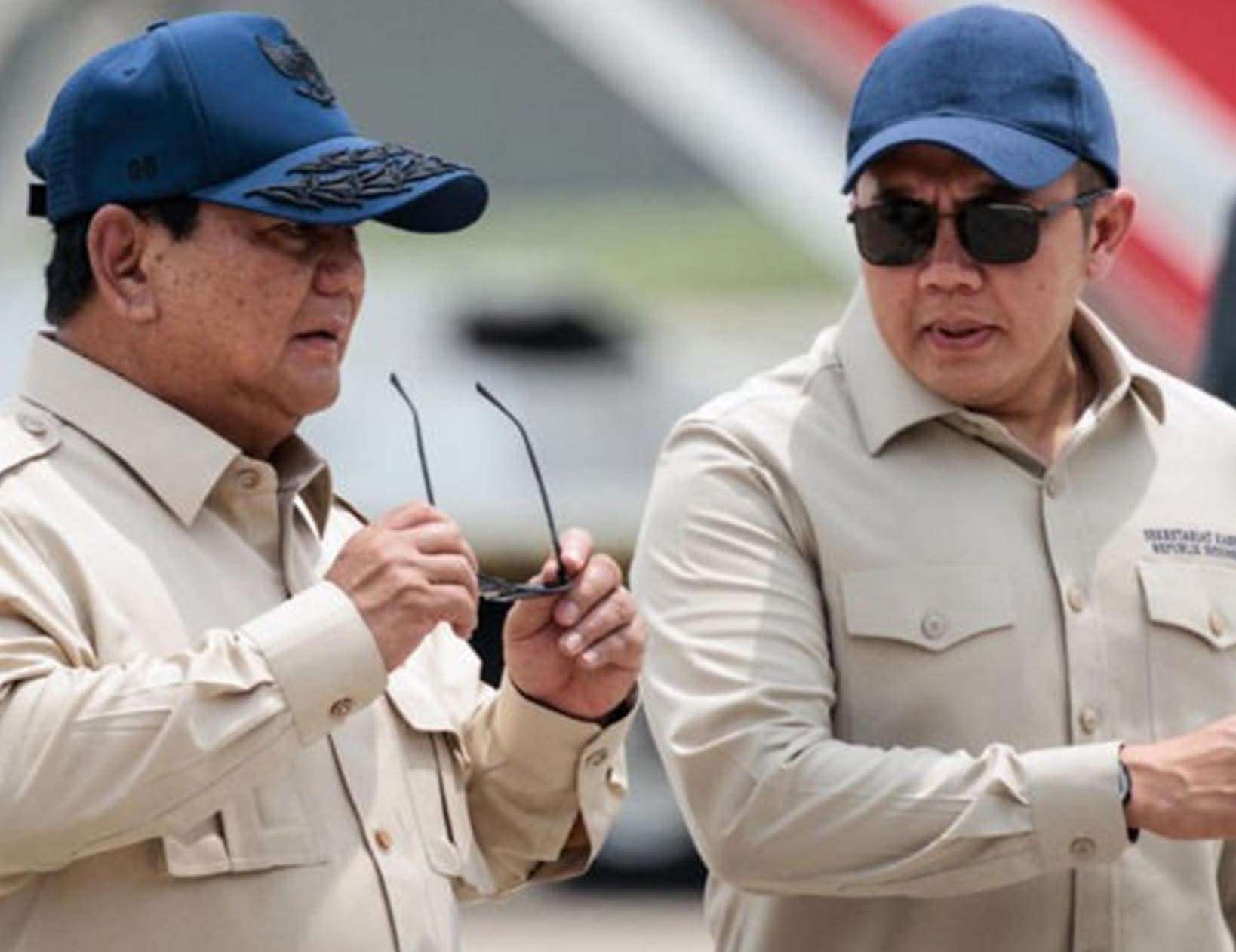 Heran Seskab Teddy Disambut Riuh Setiap Acara, Prabowo: Yang Presiden Saya!