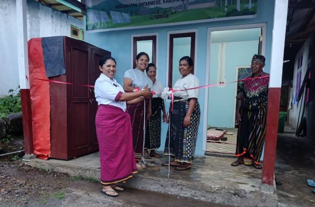 PLN UIP Nusra Hadirkan Rumah Produksi Temu Lawak di Desa Wewo Manggarai